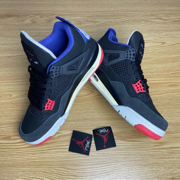 Jordan 4 Retro Rare Air - Men's Mid-top Stylish Sneakers Shoes -VelcroDesign